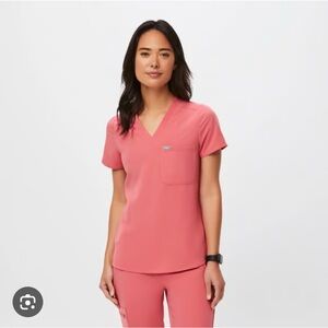 Figs desert rose Catarina scrub top
